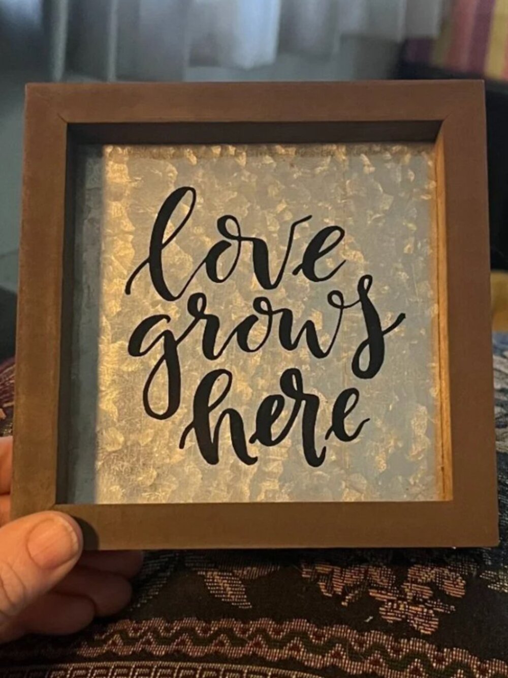 Love Grows Here Sign